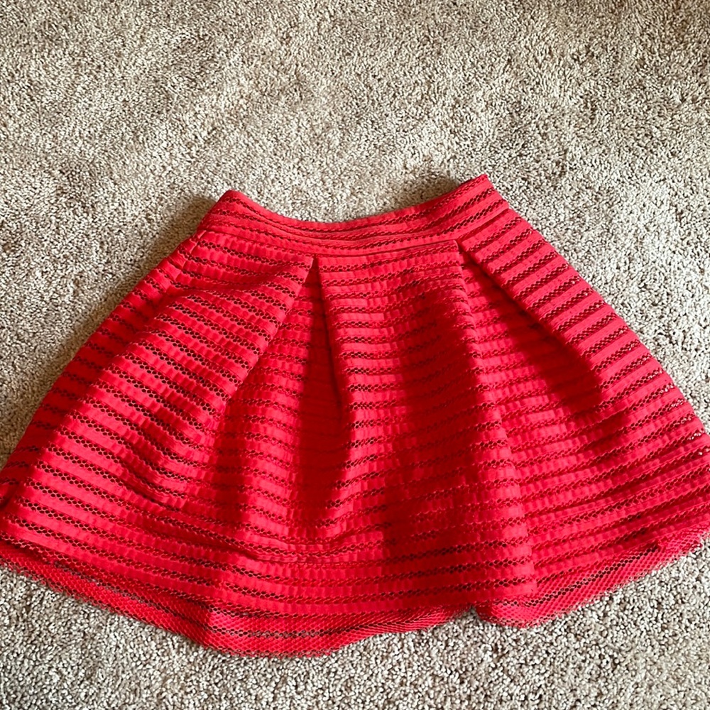Red Express Skirt